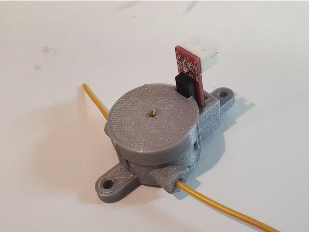 totalmente impresso óptico filamento sensor 3D print model - Mito3D