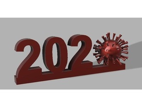 2020 covid19 koronavirüs covid 19 3d print model - Mito3D
