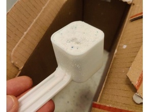 printable laundry scoop soap measuring cup overhangs detergent 3d print model - Mito3D