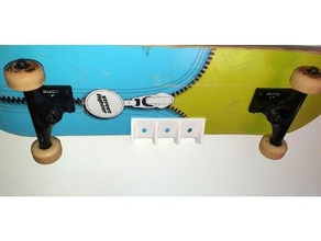 skateboard parete montare v11 3d print model - Mito3D