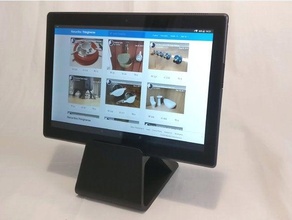 adjustable tablet stand ipad holder 3d print model - Mito3D
