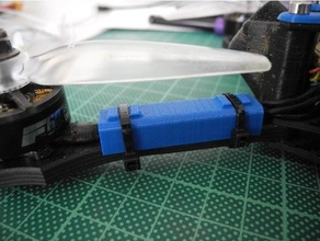 moteur câble garde cerisier endurance 9mm large bras couverture gaine drone fpv 3d print model - Mito3D