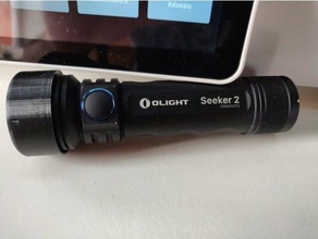 olight buscador 2 lente proteger 3d print model - Mito3D