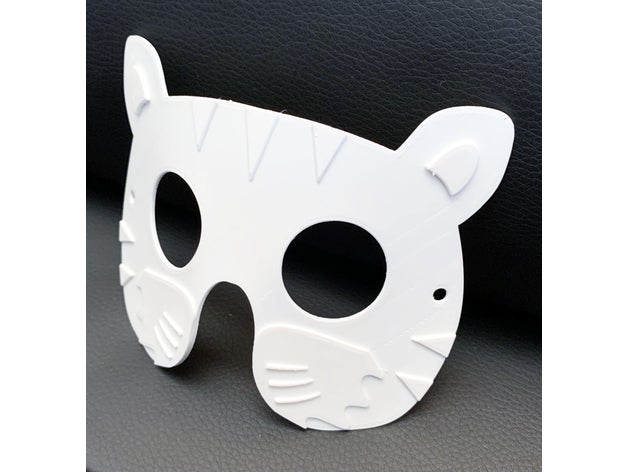 mascarade verser enfant enfants jouet deguisement masque 3D print model - Mito3D