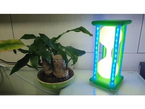 Sablier LED lampe 3d print model - Mito3D