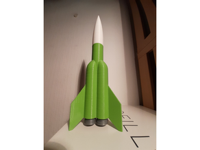 Saturno 3 modelo foguete foguetes 3d print model - Mito3D