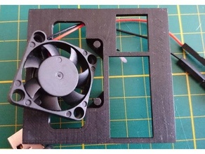 actif ventilateur titulaire soutien framboise clusterhat Cas gaine tarte framboises 3d print model - Mito3D