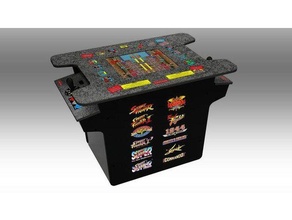 videogames 1up coquetel gabinete modificações 3d print model - Mito3D