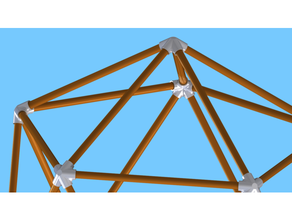 icosaeder konektörler icosahedron 3d print model - Mito3D