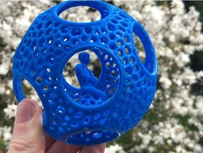 social distanciar Voronoi esfera 3 covid 19 covid19 pandemia quarentena 3d print model - Mito3D