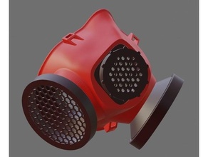 breathe easy face mask 3d print model - Mito3D