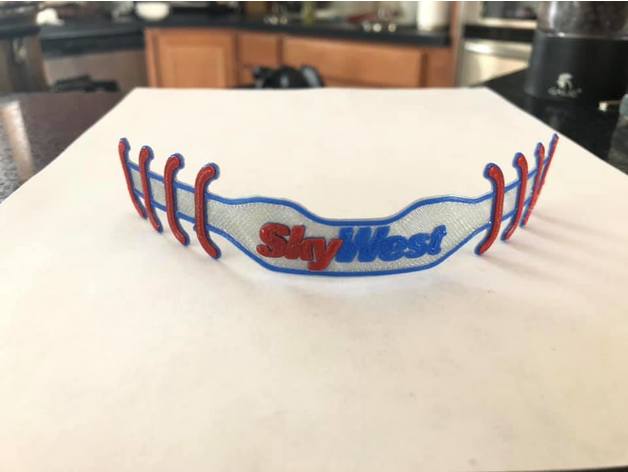 Skywest kulak kurtarıcı kovid cerrahi maske kayış 3D print model - Mito3D