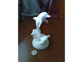 golfinho base golfinhos miami 3d print model - Mito3D