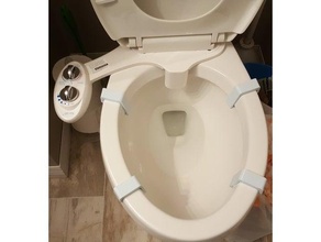 luxe néo 185 chose toilette couvercle entretoises 3d print model - Mito3D