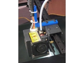 Tronxy d01 Extruder Kabel Belastung Linderung Verbesserung Verlässlichkeit 3d print model - Mito3D