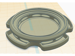regular filtrar cubierta carcasa funda oval aire agujeros 3d print model - Mito3D
