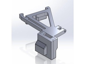 creality ender 3 pi cam mount bracket arm hdmi ender-3 3d print model - Mito3D