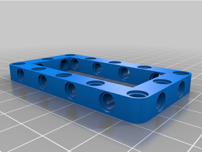 lego technik kompatibel Rahmen 3d print model - Mito3D