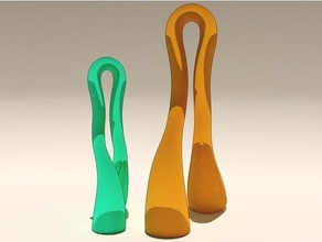 jambes 3d modèle art sculpture 3d print model - Mito3D