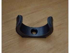 clip fissazione gabinetto tamburo 25 mm 3d print model - Mito3D