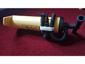 double action pump hose clamp 25mm 3d print model - Mito3D