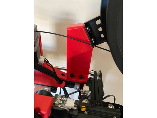 ender 5 carretel monte crialidade suporte 3D print model - Mito3D