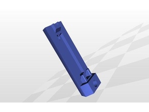 Led Kossel v1 1 2020 binmek Kulp destek 3d print model - Mito3D