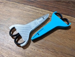 victorinox 8090410 10cm scissors cover box 3d print model - Mito3D