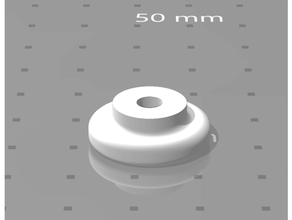 20mm 5mm gato hamaca botón 3d print model - Mito3D
