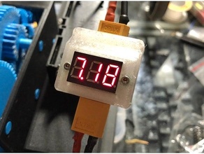 xt60 voltímetro mini atravessar rádio controle controlo remoto pequeno 3d print model - Mito3D