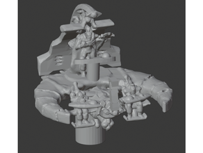 épique catacombes commander barge 3d print model - Mito3D