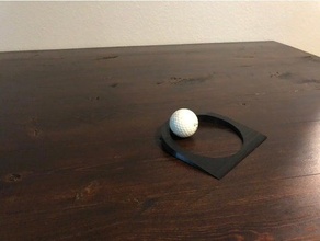 mettant tasse golf jouer entraine sports 3d print model - Mito3D