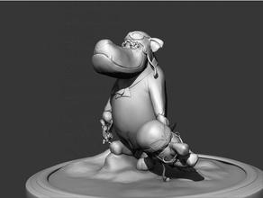 muttley medalhas covarde 3d print model - Mito3D