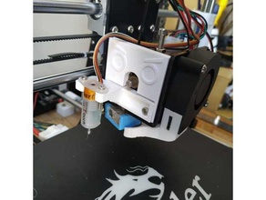 anet a8 3d-touch mount 3d print model - Mito3D