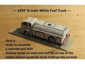 scale - white coe fuel truck switch machine push-pull slide 3d print model - Mito3D
