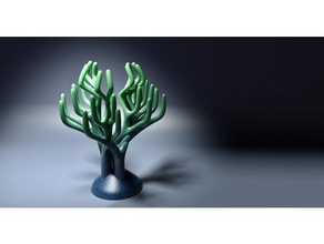 organic tree growth decoration shape ornament sculpture 3d print model - Mito3D