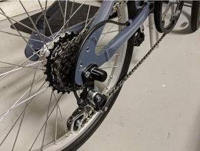 centre écrou couverture gaine vélo bicyclette roue 3d print model - Mito3D