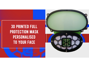 open source protection mask coronavirus face covid-19 covid19 covidfaceshield faceshield 3d print model - Mito3D