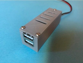 alojamiento dc convertidor USB 3d print model - Mito3D
