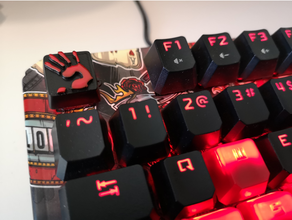 bloody keycap a4tech cherry mx mechanical keyboard 3d print model - Mito3D