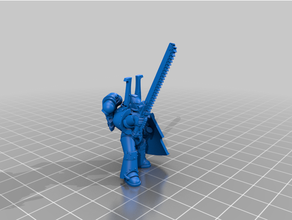 chaos champion 30k 40k space marines horus heresy khorn marine warhammer 3d print model - Mito3D