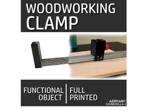 woodworking clamp easy pla print tools 3d print model - Mito3D