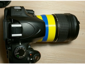 Nikon outer ring contrarrestar macro lente adaptador fotografía enfocar 3d print model - Mito3D