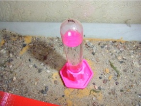 prueba tubo agua alimentador hormigas Hormiguero mirmecología 3d print model - Mito3D