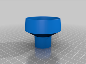 personalizzato parametrico tubo flessibile adattatorepollo 3d print model - Mito3D