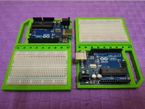 arduino planche pain Cas gaine carré connecteur 3d print model - Mito3D