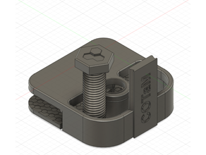 kotam kablo organizatör masa monte v2 klips Kulp destek yönetim 3d print model - Mito3D