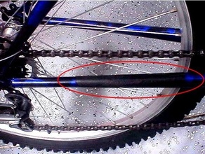 chaîne rester protecteur vélo bicyclette 3d print model - Mito3D