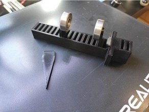 malla modular ender carrete soporte crealidad 3 filamento 3d print model - Mito3D