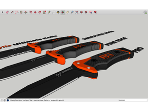 gerber bear grylls survival ultimate knife 3d print model - Mito3D